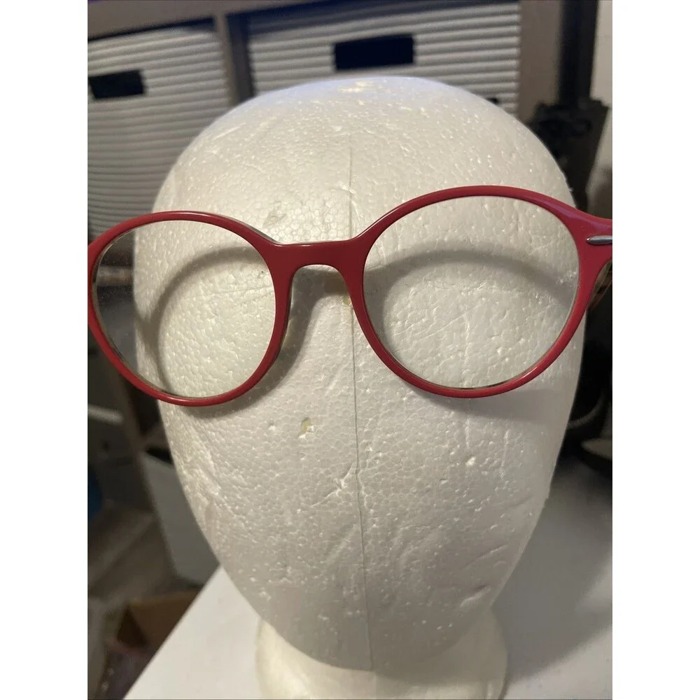 Ray-Ban RB 7118 5714 Eyeglasses Pink Full Rim Round Frame Only 48-19 45